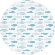 Copritavolo giardino diametro 70 cm con decoro