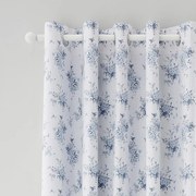Tende in set bianche/blu 2 pz 168x229 cm Lucie Floral Frill – Catherine Lansfield