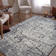 Tappeto moderno grigio astratto Larghezza: 120 cm | Lunghezza: 170 cm