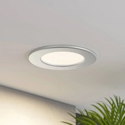 Prios Lampada a incasso a LED Cadance, argento, 11,5 cm, 2 unità,