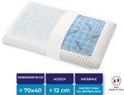 Cuscino Memogel in MyMemory Foam termosensibile traspirante e gel