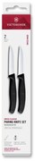 Victorinox - Set di 2 coltelli per verdure SWISS CLASSIC 8 cm, nero