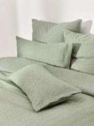 Copripiumino in flanella con motivo a spina di pesce Wanda