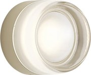 Lampada da parete di design beige con vetro opale IP44 - Michele