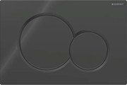 Geberit 115.770.DW.5 - Pulsante di scarico Sigma01 Round 24,6x16,4 cm nero