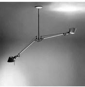 ARTEMIDE TOLOMEO SOSPENSIONE 2 BRACCI ALLUMINIO