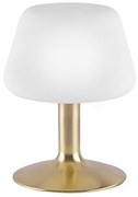 Lampada da tavolo in ottone con dimmer touch a 3 livelli incl. LED - Tilly