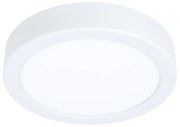 Plafoniera Moderna Fueva 5 Acciaio Bianco Led Integrato 11W 4000K Ip20