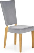 Sedia Rois in tessuto grigio - H 94 cm