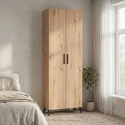 JOSIE - armadio due ante moderno minimal in legno