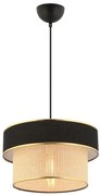 Lampadario sospeso con cavo ERO 1xE27/60W/230V nero/beige