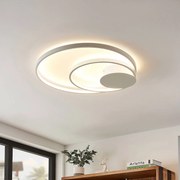 Lindby Nerwin Plafoniera LED, rotonda, bianca