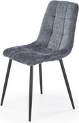 Sedia K547 grigio tessuto grigio H87 cm