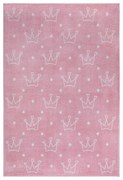 Tappeto rosa per bambini 160x235 cm Crowns - Hanse Home