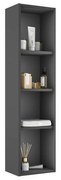 Colonna per mobile bagno Element VISOBATH 1 anta P 28 x L 20 x H 110 cm cenere laccato truciolare