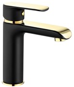 Rubinetto da lavabo REA Bloom Black Gold Low