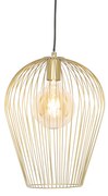 Lampada a sospensione di design dorata - Wire Ario
