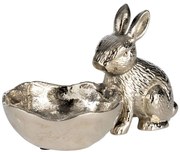 Eglo 427296 - Decorazione di metallo AMBALAVA 12x20 cm lepre con ciotola/cromo