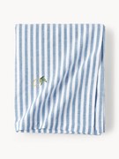Tovaglia a righe con motivi ricamati Melony