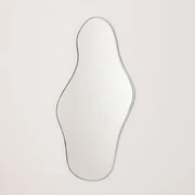 Specchio ovale da parete a LED 60 x 80 cm MAZILLE 