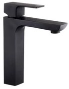 Miscelatore Lavabo Monocomando Nero Opaco Serie Elegant