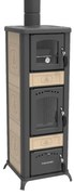 Stufa a legna Rina Forno 6.11 kW beige