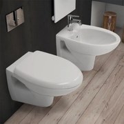 Sanitari Ideal Standard sospesi con copriwater standard in MDF