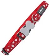 Collare per Cani Red Dingo Pois (2 x 31-47 cm)