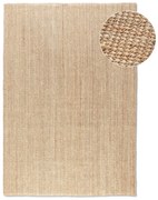Tappeto di colore naturale in iuta 190x280 cm Bouclé – Hanse Home