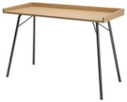 Tavolo da lavoro con piano in rovere 52x115 cm Rayburn - Woodman