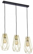 TK Lighting 2698 - Lampadario a sospensione con filo LUGO 3xE27/60W/230V
