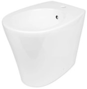 Coppia sanitari filomuro scarico a pavimento e a parete BARBY WC: P 52.5 x L 36 x H 42 cm, bidet: P 36 x L 53.5 x H 42 cm