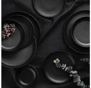 Servizio da tavola 24 pezzi, porcellana nera
