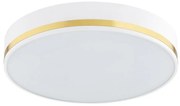 Argon 7034 - Plafoniera AMORE 2xE27/15W/230V diametro 25 cm bianco/oro