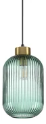Sospensione Vintage-Decò Mint-1 Metallo Verde 1 Luce E27