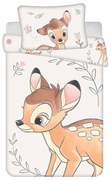 Biancheria da letto per bambini in cotone per culla 100x135 cm Bambi "Beige" – Jerry Fabrics