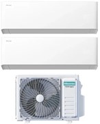 Condizionatore Hisense Dual Split uni hb 12+12 con 2AMW52U4RXC R-32 Wi-Fi Integrato