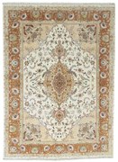 Tabriz Tappeto persiano 150x210 Beige (Iran) Annodato A Mano