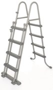 58331 scala scaletta 4 gradini per piscine alte 122 cm - Bestway