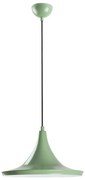 Lampadario a sospensione con filo TOM 1xE27/40W/230V verde