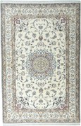 Nain Tappeto 200x310 Beige (Iran) Annodato A Mano