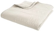 Copriletto beige con rivestimento trapuntato 220x230 cm Folkstone Geo – Catherine Lansfield