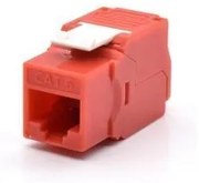 PRESA RJ45U CAT.6  ROSSO