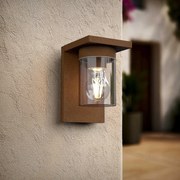 Applique Corten/Mattone da Parete Base E27 IP54 - Serie RIGA