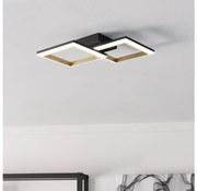 Eglo 901225-Plafoniera LED dimmerabile CALLIERA LED/18,4W/230V nero/oro