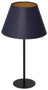 Lampada da tavolo ARDEN 1xE27/60W/230V diametro 30 cm viola/oro