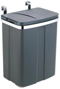 WENKO 54903100 - Cestino montabile sulla porta 26x36,5 cm grigio/argento