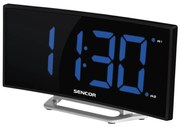 Sencor - Sveglia con display LED 1,5W/1xCR2032/5V nero