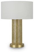 Lampada Da Scrivania Contemporanea Impressive Metallo Oro 1 Luce