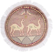 Agra Tappeto orientale 50 x 50 (Indian) Annodato A Mano